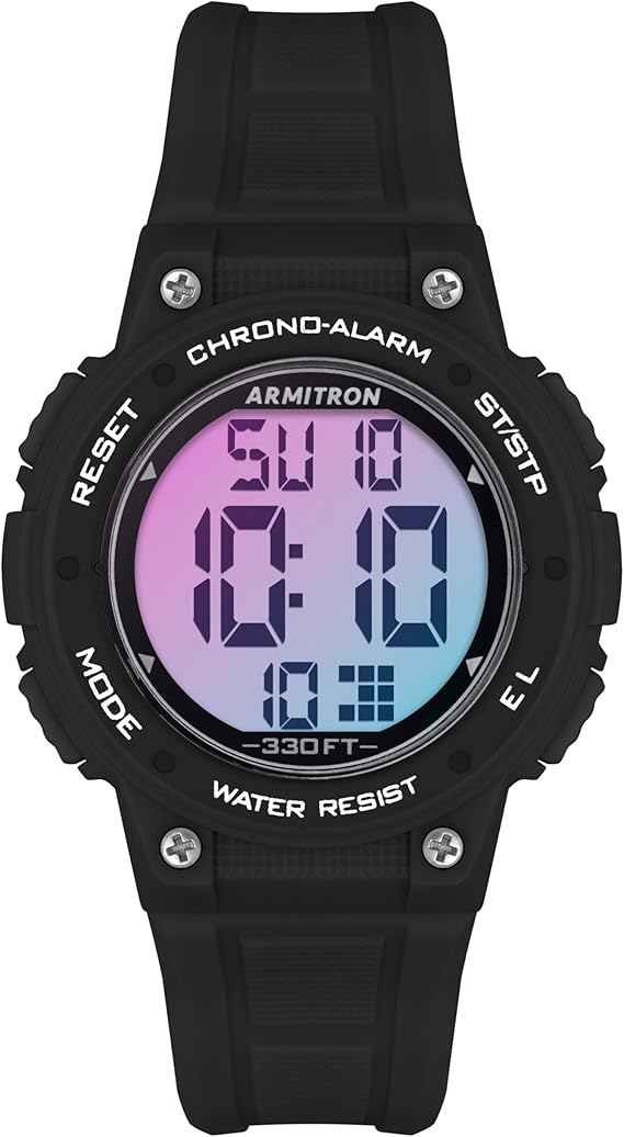 Sport Women's Digital Chronograph Resin Strap Watch
