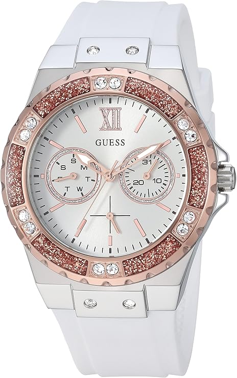 Women's Stainless Steel + Stain Resistant Silicone Watch