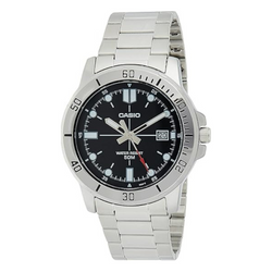 Casio Watch Men Analog Brown dial Stainless Steel