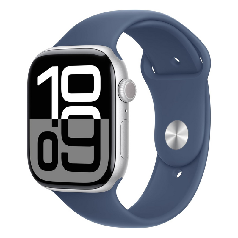 Apple Watch Series 10 – GPS, 46mm, Jet Black, Sport Band