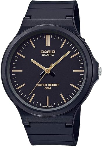 Casio MW240 Series | Men’s Quartz Watch | 50M WR | Large Resin Case | Resin Glass | Resin Band | Large Arabic Numerals | Analog Watch