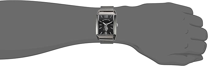 Classic Men's Quartz Metal and Alloy Watch, Color:Black